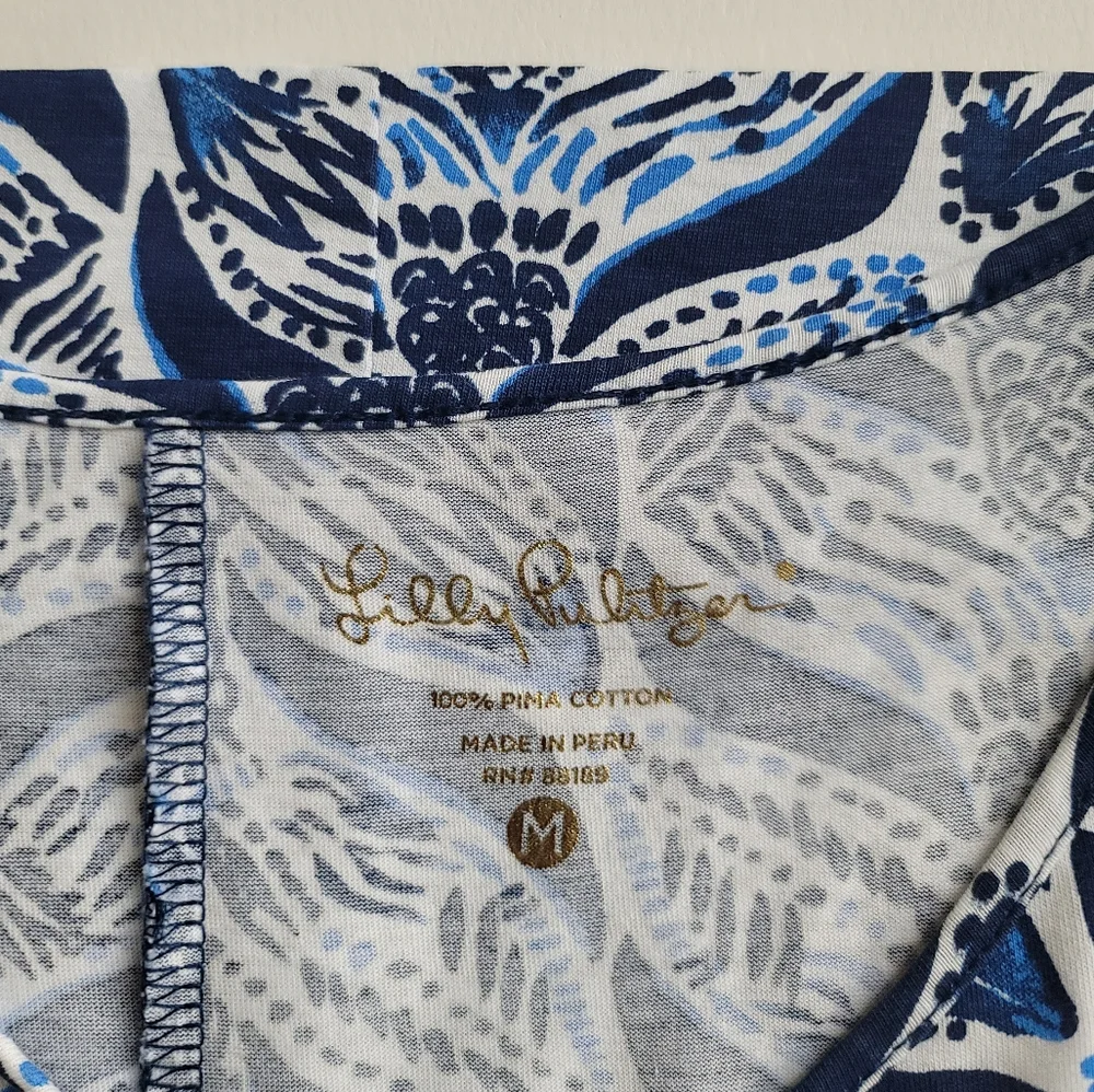 Lilly Pulitzer Marlowe Dress Resort White A Mermaids Tail, Size M - Picture 3 of 14